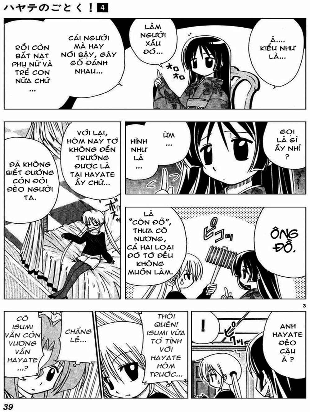 Truyện Tranh Chàng Quản Gia - Hayate No Gotoku trang 4