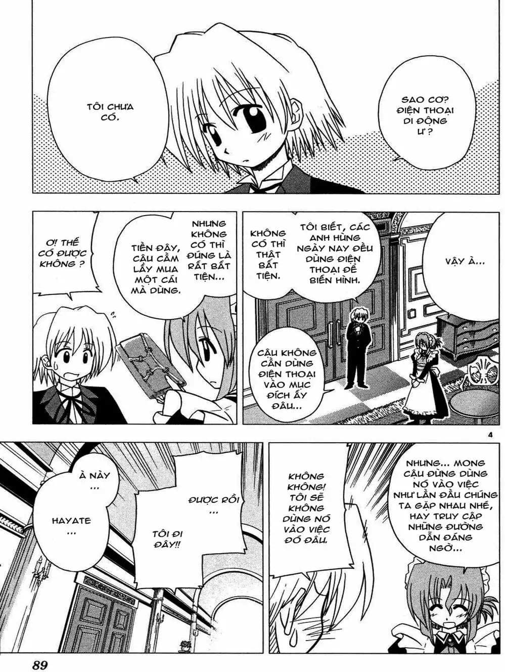 Truyện Tranh Chàng Quản Gia - Hayate No Gotoku trang 4