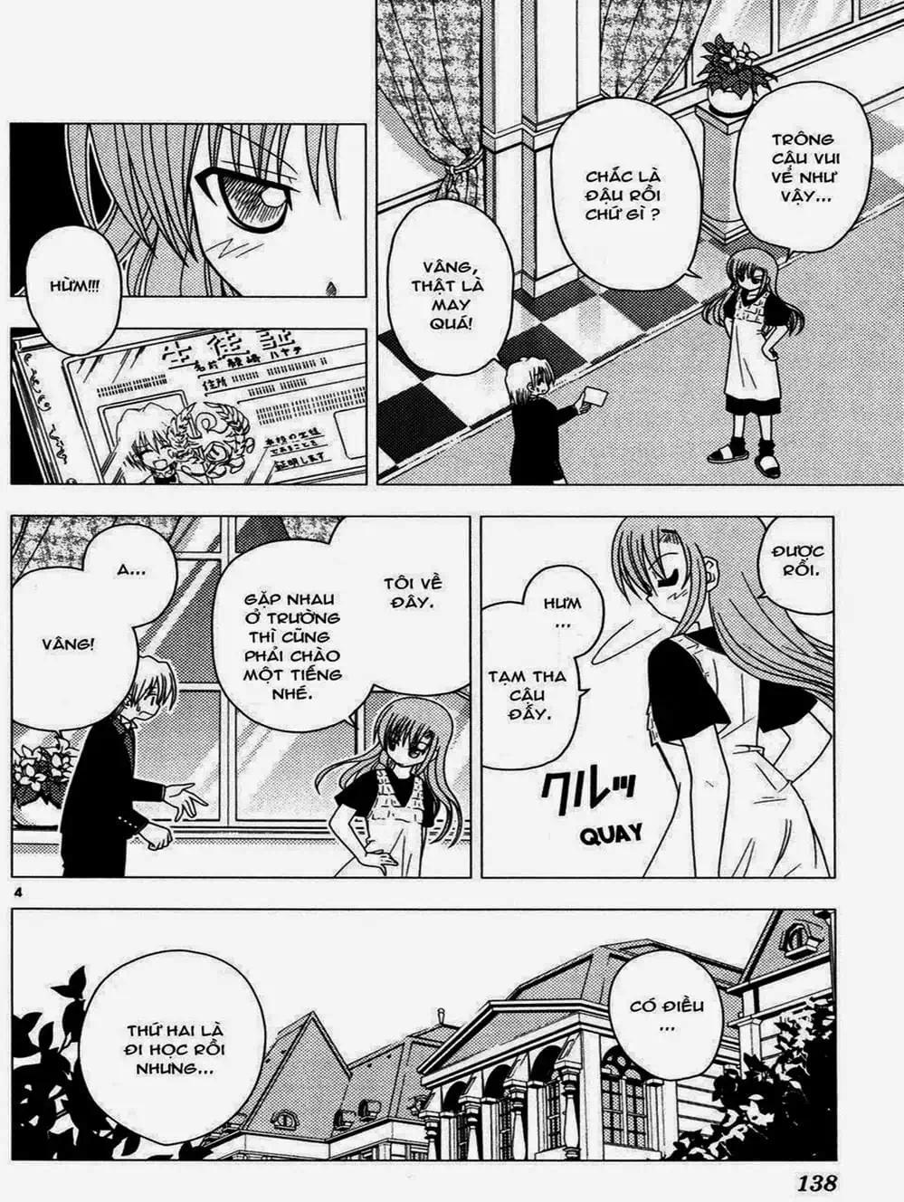 Truyện Tranh Chàng Quản Gia - Hayate No Gotoku trang 4