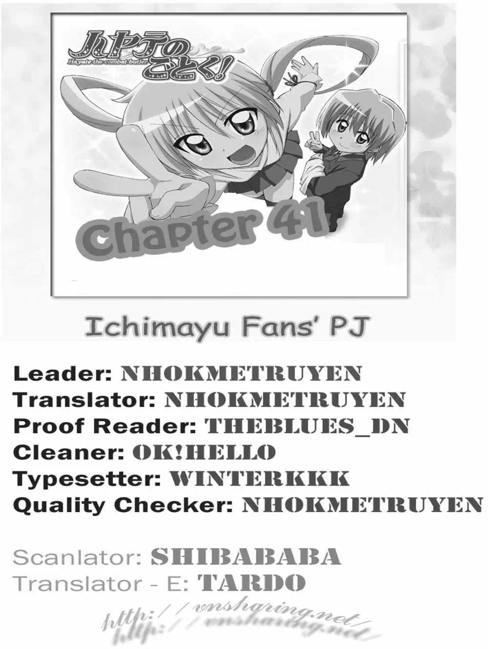 Truyện Tranh Chàng Quản Gia - Hayate No Gotoku trang 4