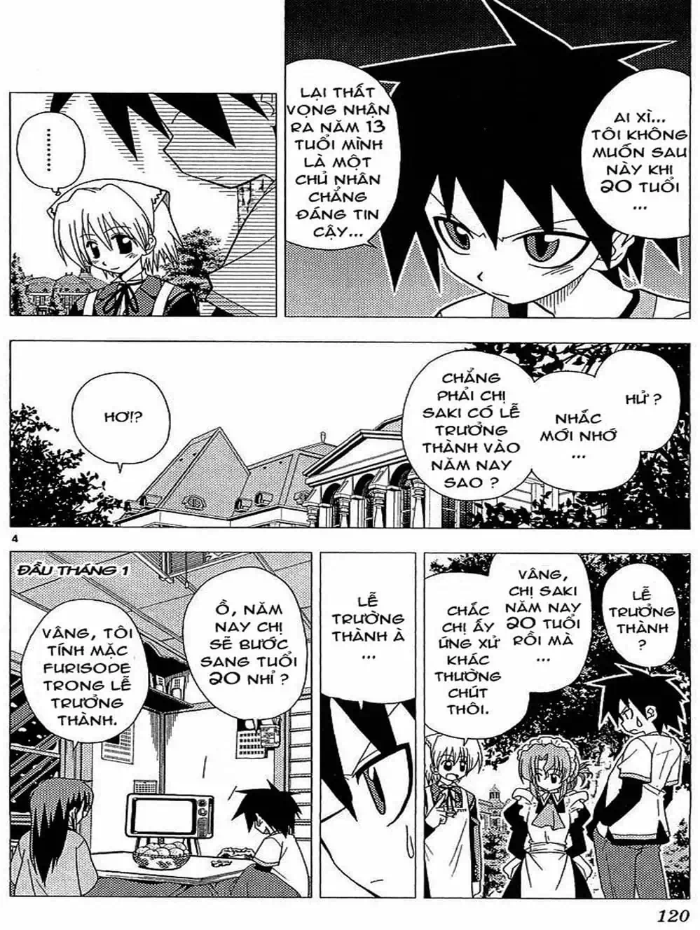 Truyện Tranh Chàng Quản Gia - Hayate No Gotoku trang 4