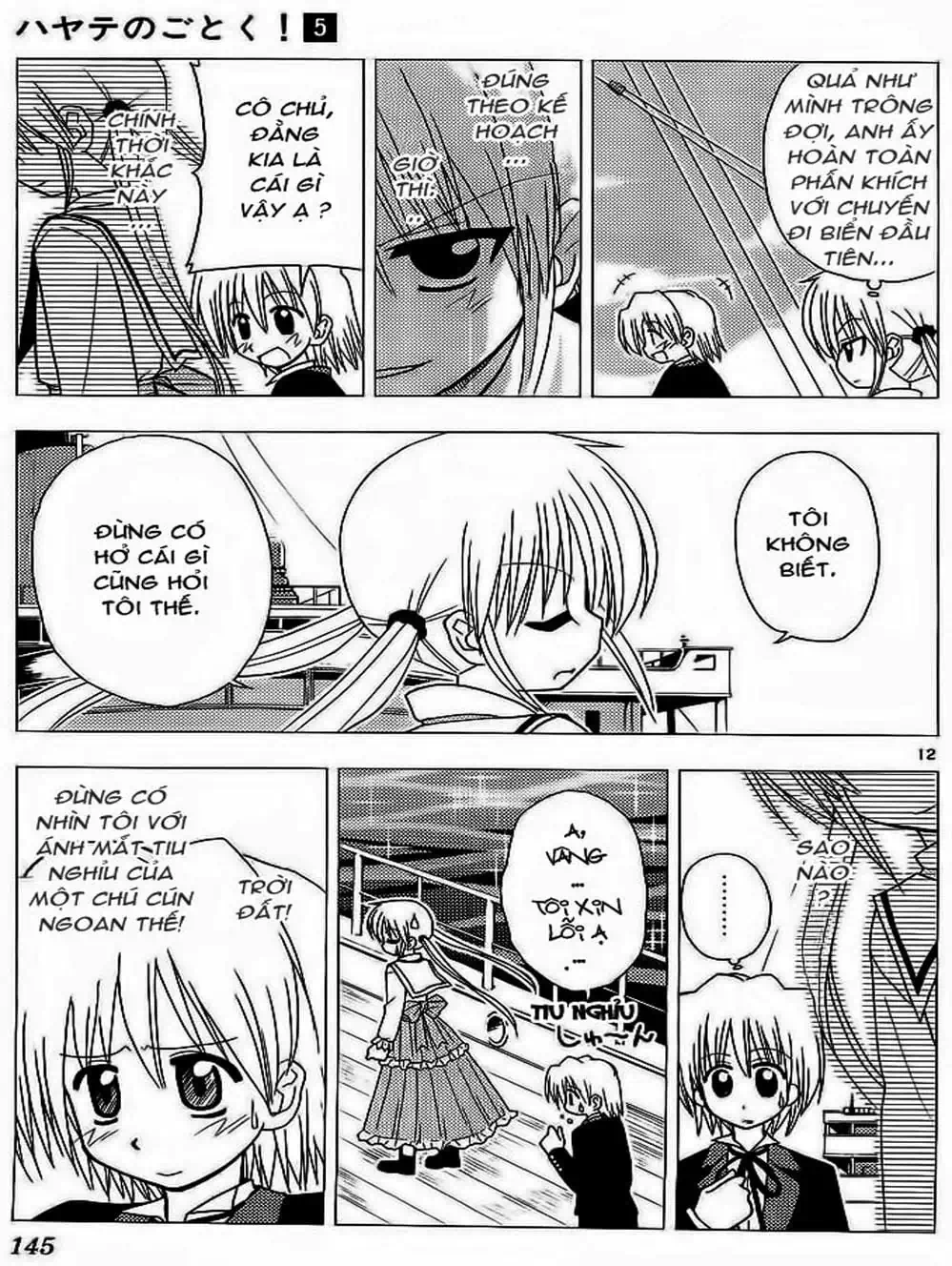 Truyện Tranh Chàng Quản Gia - Hayate No Gotoku trang 4