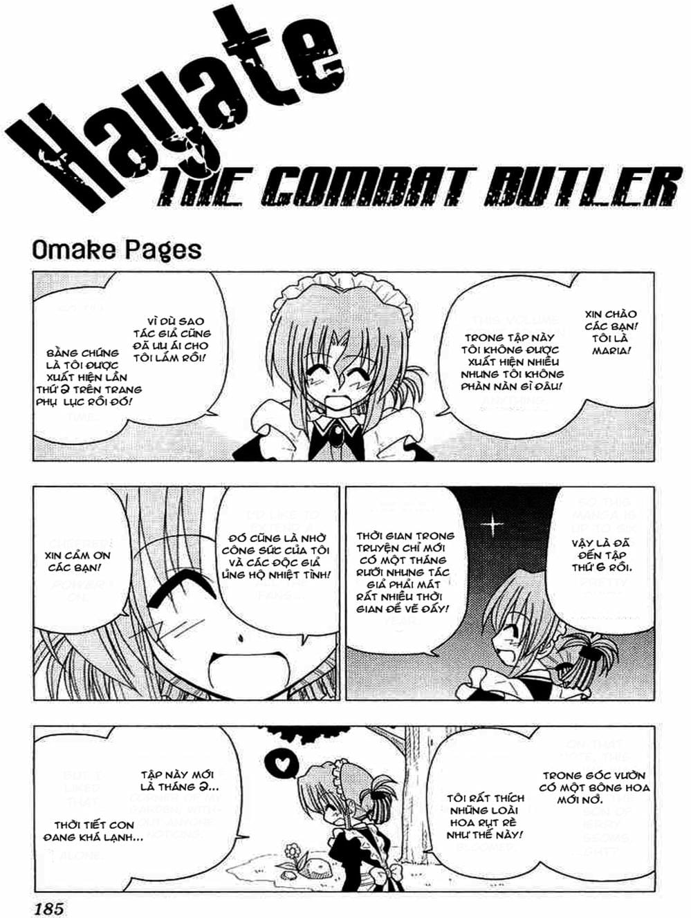 Truyện Tranh Chàng Quản Gia - Hayate No Gotoku trang 4