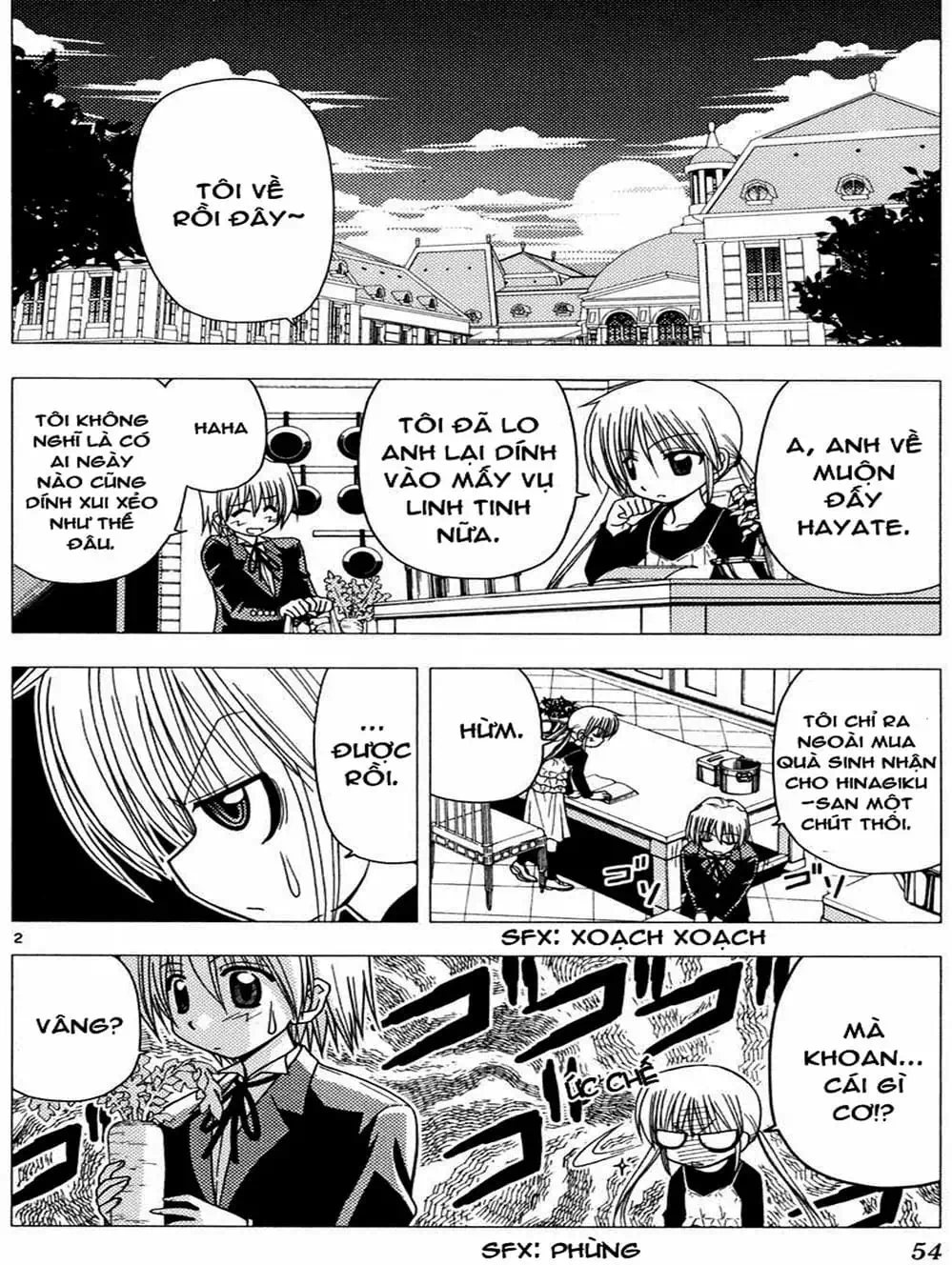 Truyện Tranh Chàng Quản Gia - Hayate No Gotoku trang 4