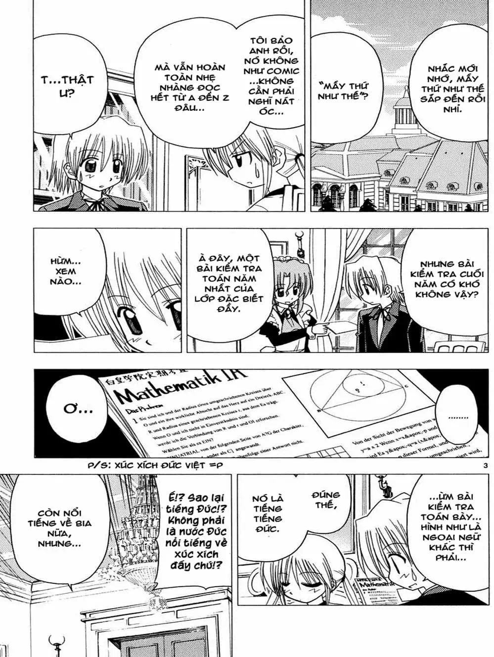 Truyện Tranh Chàng Quản Gia - Hayate No Gotoku trang 4