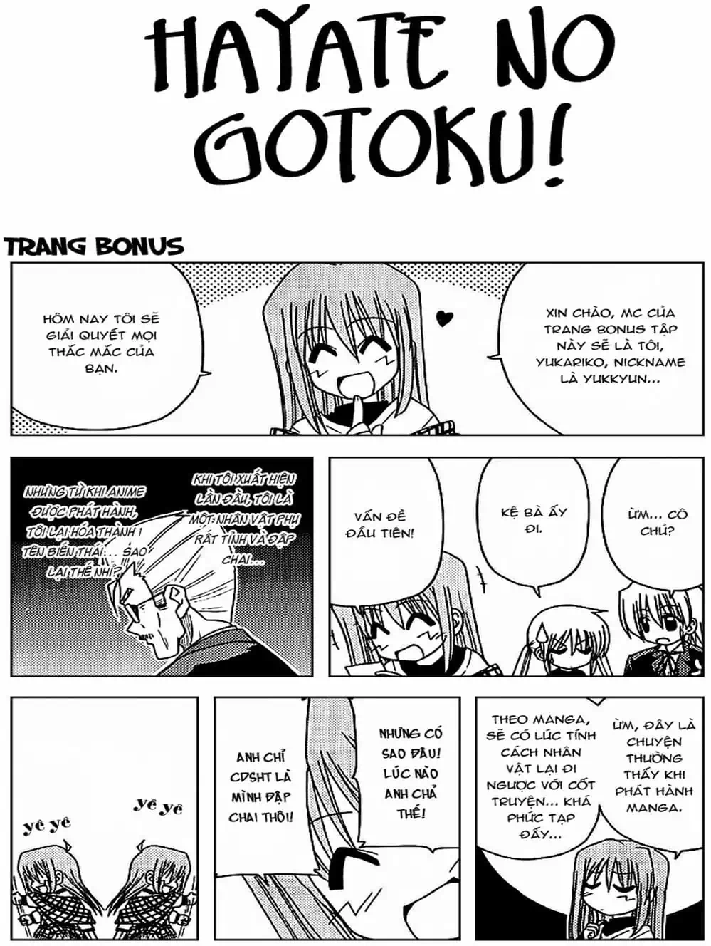 Truyện Tranh Chàng Quản Gia - Hayate No Gotoku trang 4