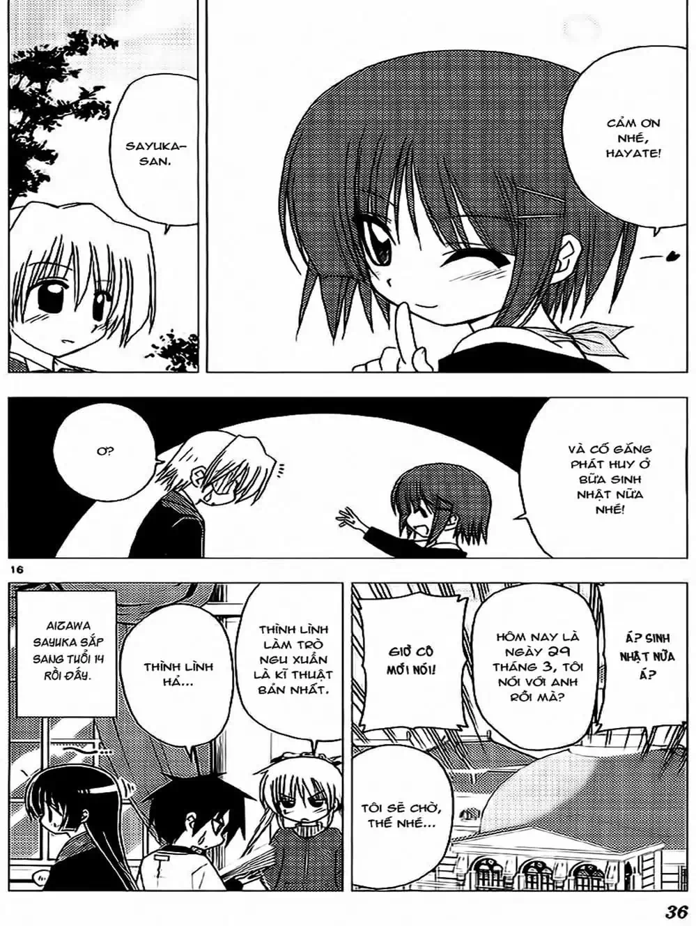 Truyện Tranh Chàng Quản Gia - Hayate No Gotoku trang 4