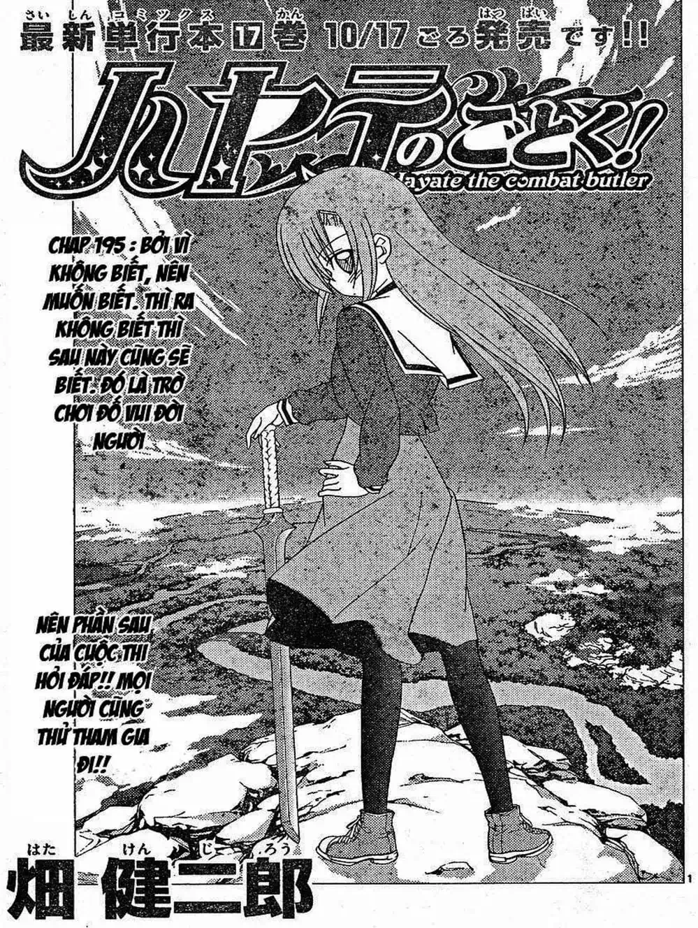 Truyện Tranh Chàng Quản Gia - Hayate No Gotoku trang 4