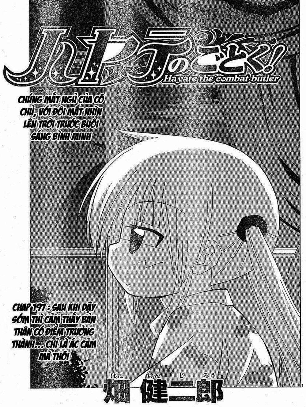 Truyện Tranh Chàng Quản Gia - Hayate No Gotoku trang 4