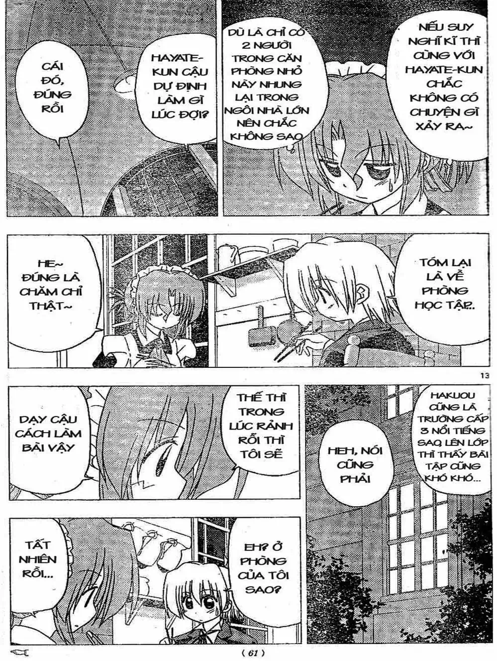 Truyện Tranh Chàng Quản Gia - Hayate No Gotoku trang 4