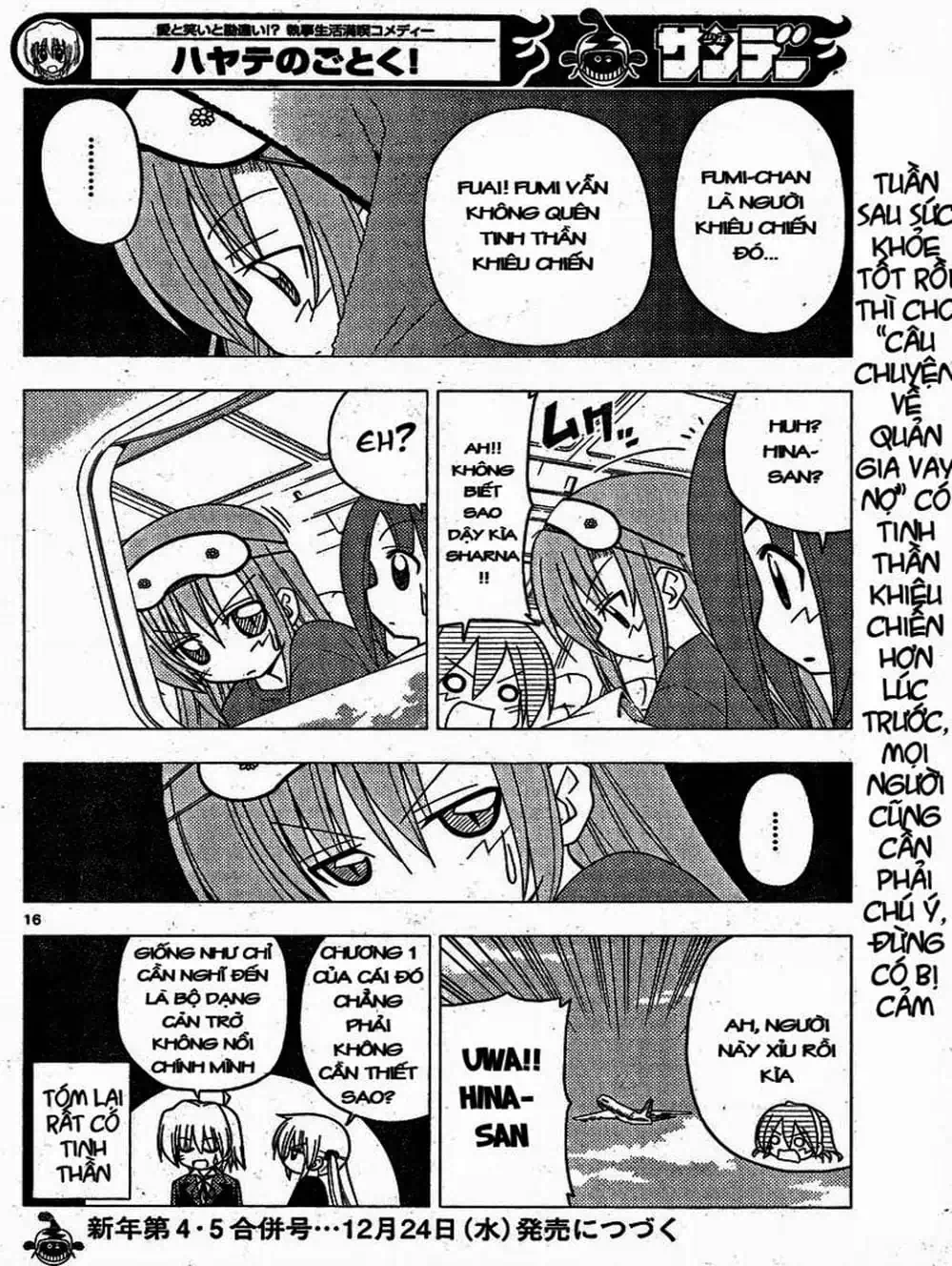 Truyện Tranh Chàng Quản Gia - Hayate No Gotoku trang 4