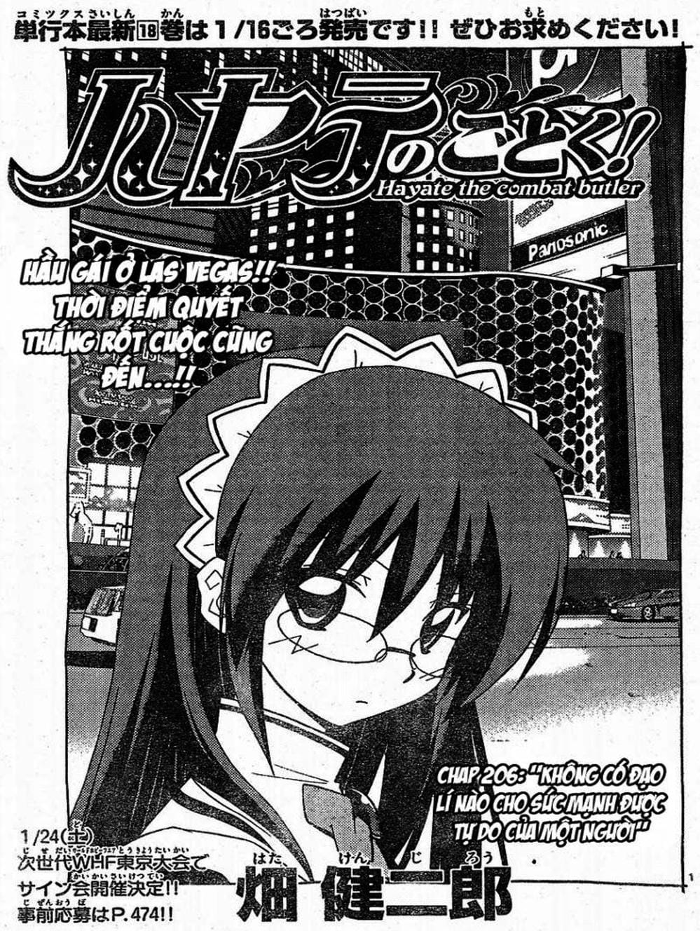 Truyện Tranh Chàng Quản Gia - Hayate No Gotoku trang 4