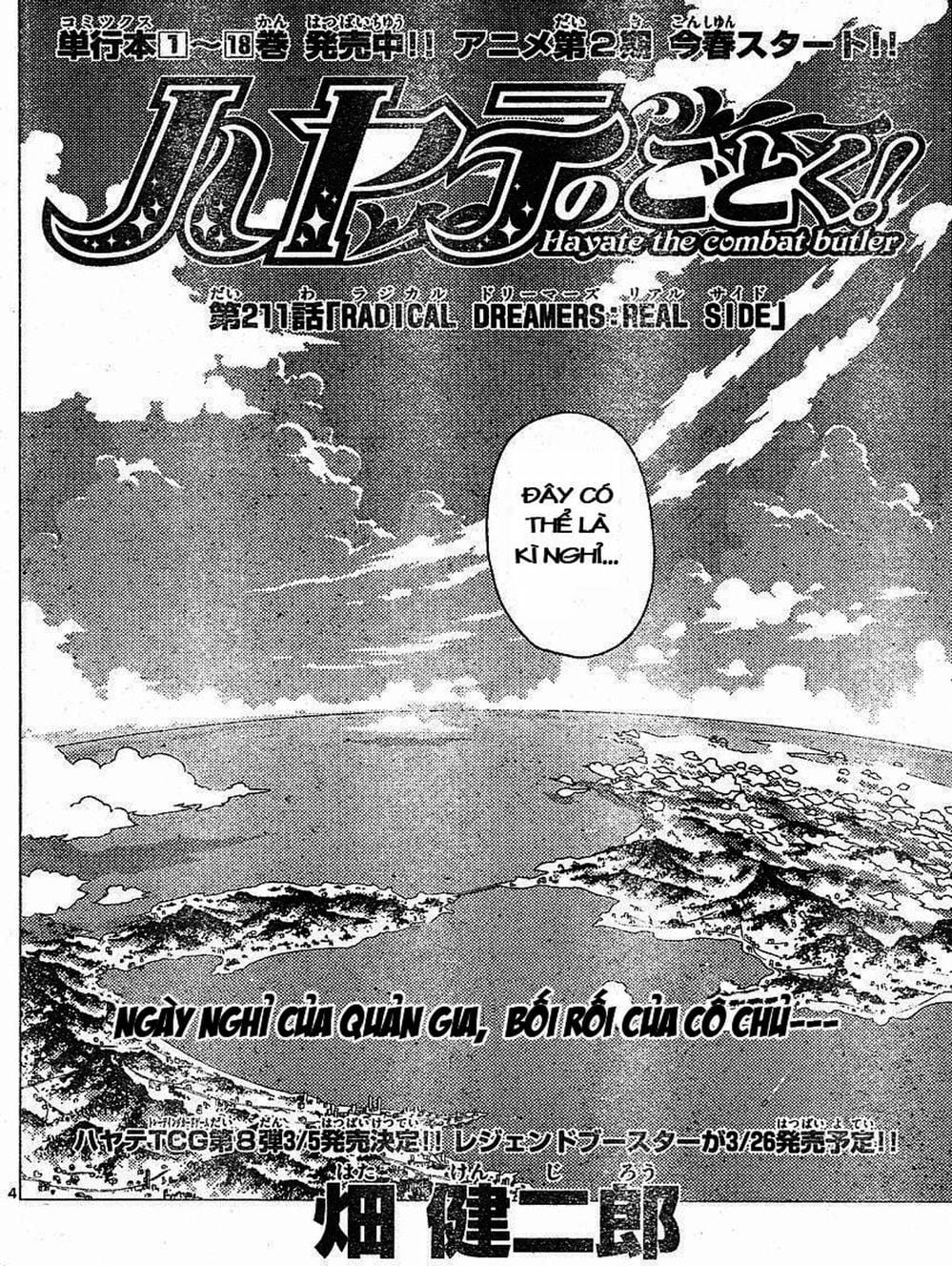 Truyện Tranh Chàng Quản Gia - Hayate No Gotoku trang 4