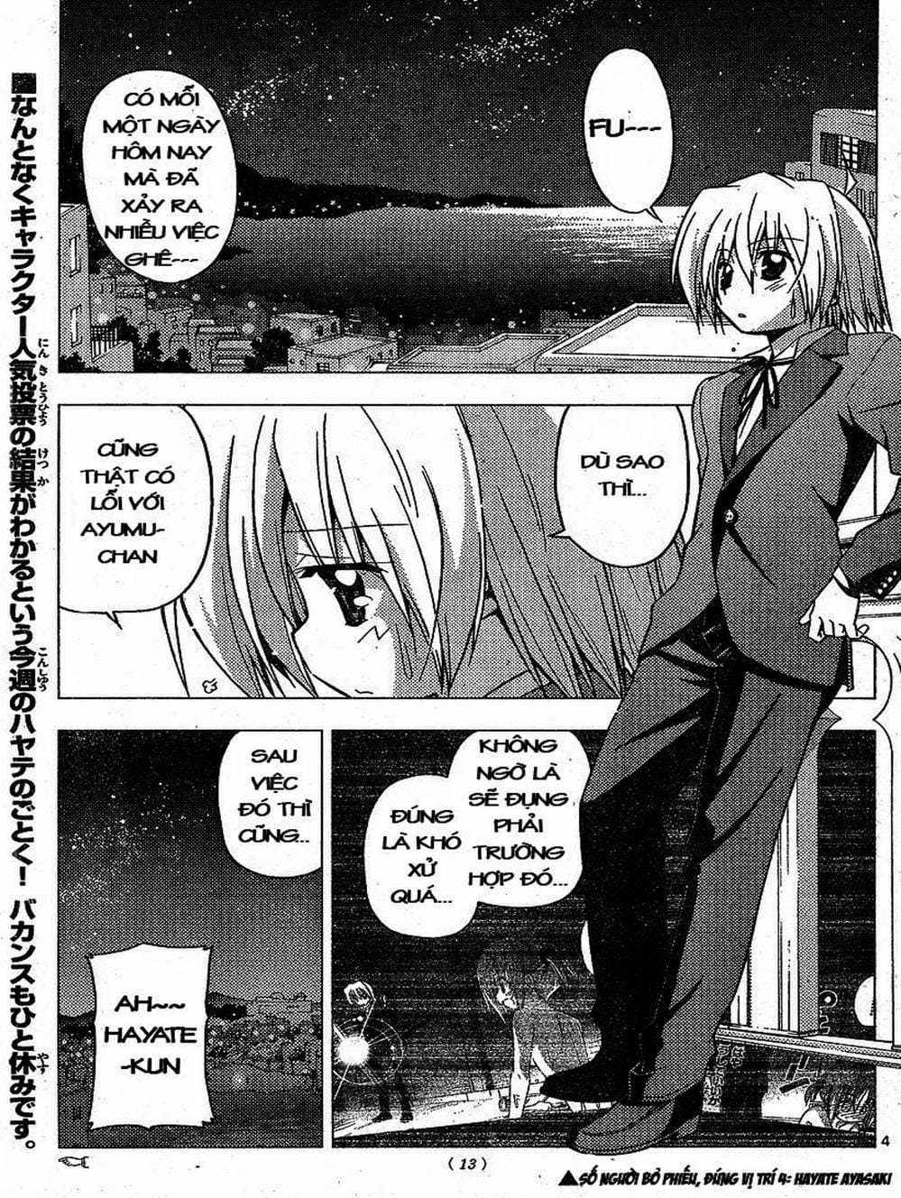 Truyện Tranh Chàng Quản Gia - Hayate No Gotoku trang 4