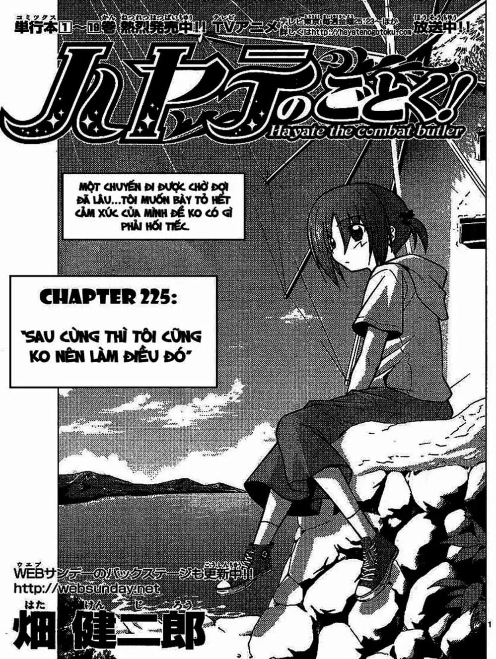 Truyện Tranh Chàng Quản Gia - Hayate No Gotoku trang 4