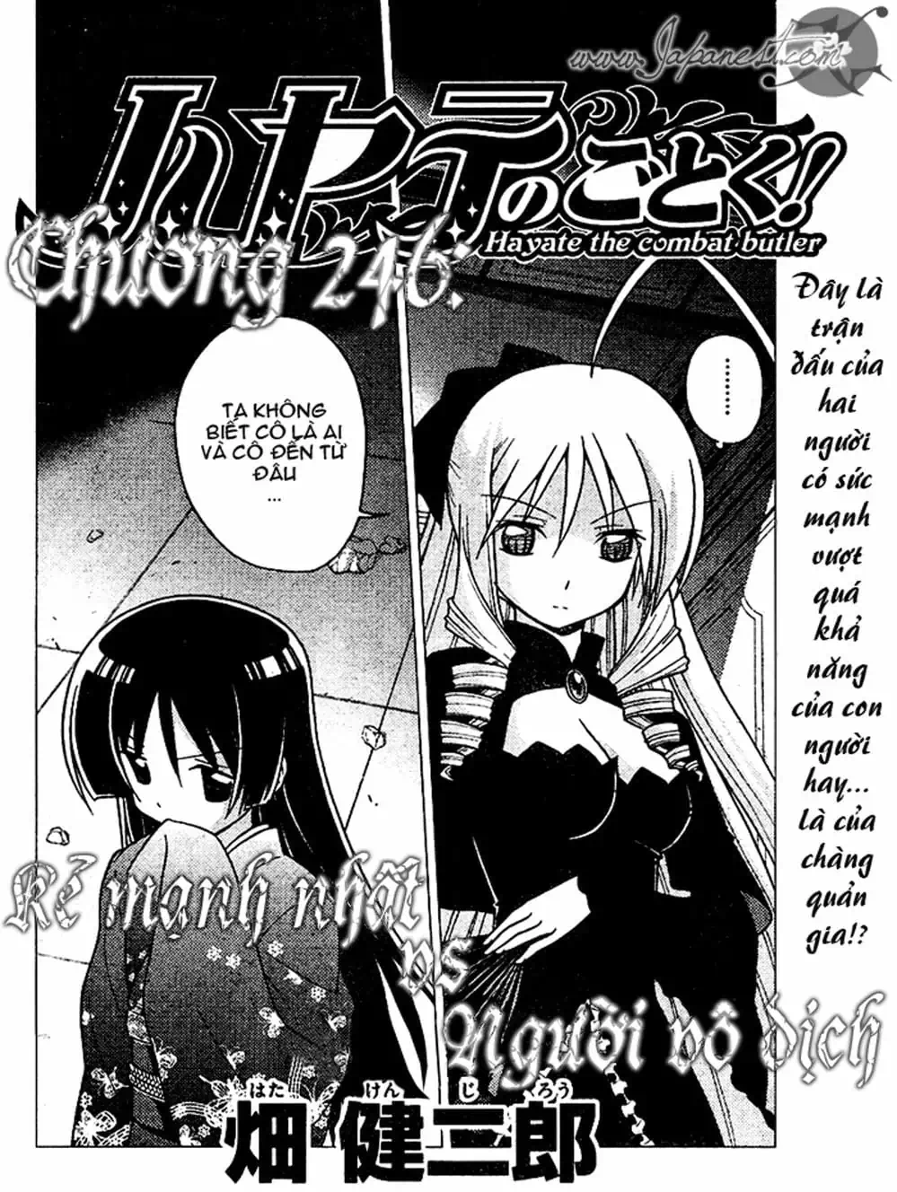 Truyện Tranh Chàng Quản Gia - Hayate No Gotoku trang 4