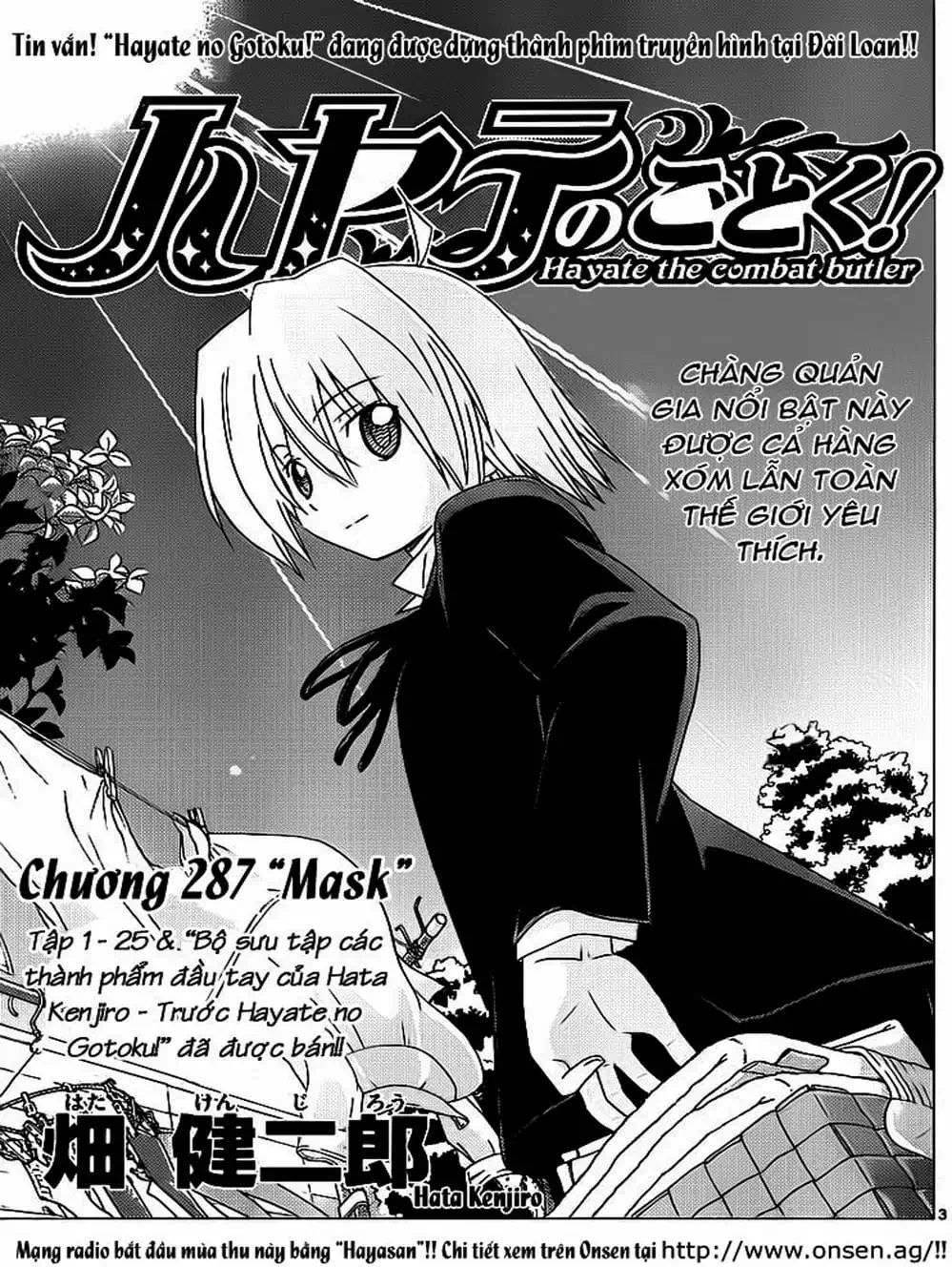 Truyện Tranh Chàng Quản Gia - Hayate No Gotoku trang 4