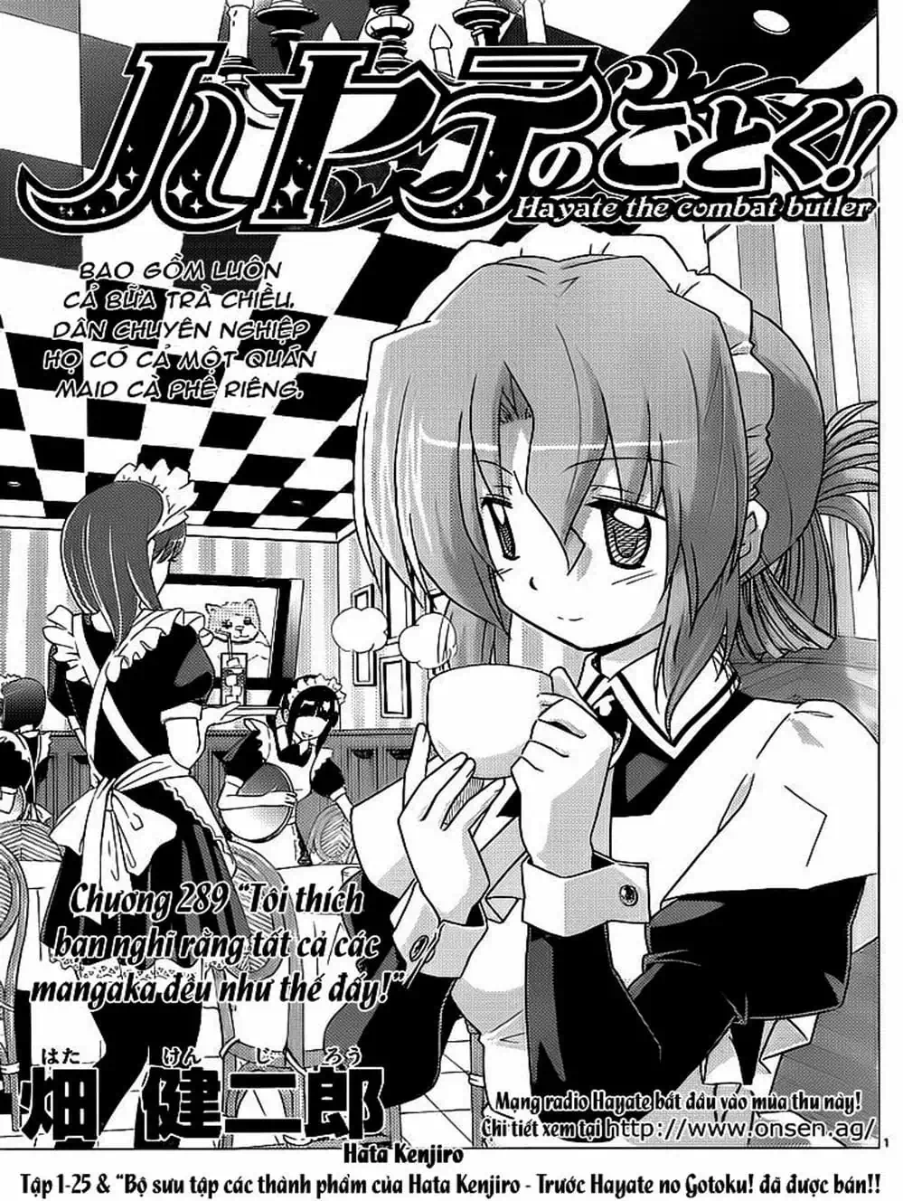 Truyện Tranh Chàng Quản Gia - Hayate No Gotoku trang 4