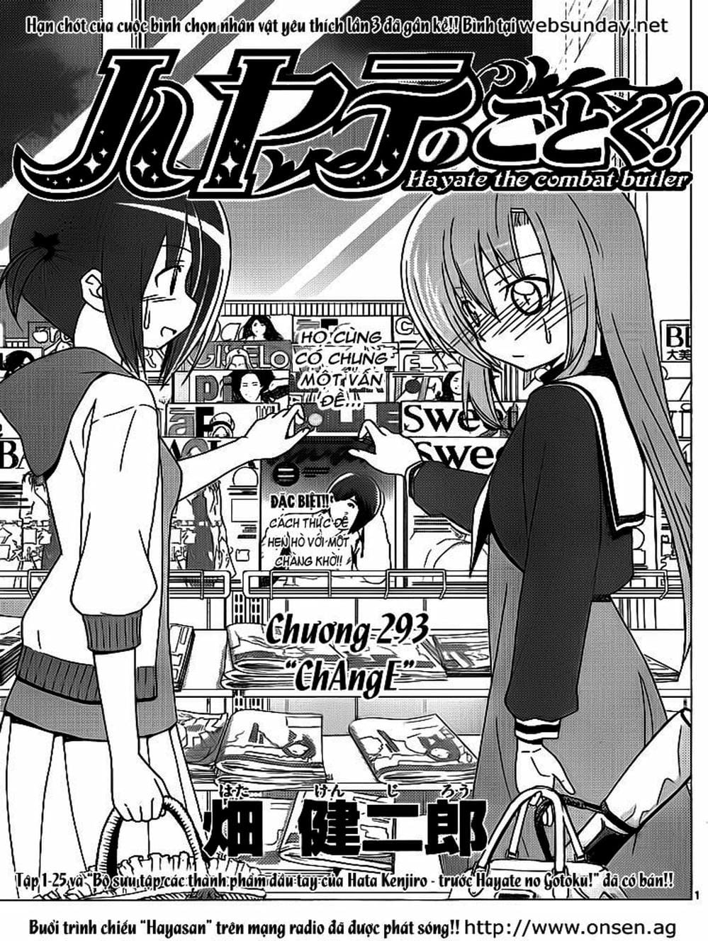 Truyện Tranh Chàng Quản Gia - Hayate No Gotoku trang 4