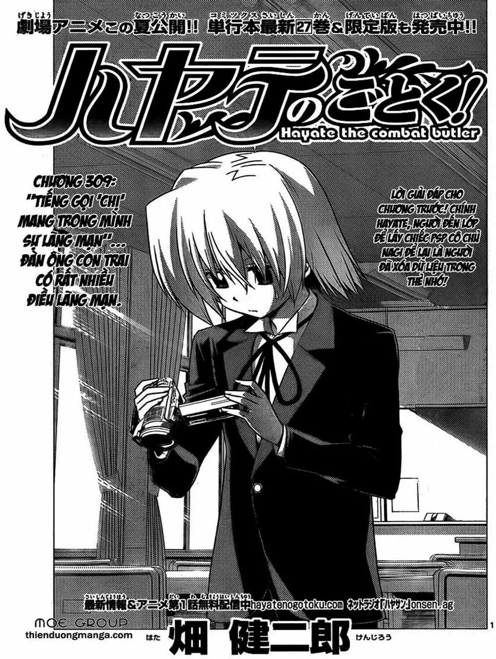 Truyện Tranh Chàng Quản Gia - Hayate No Gotoku trang 4