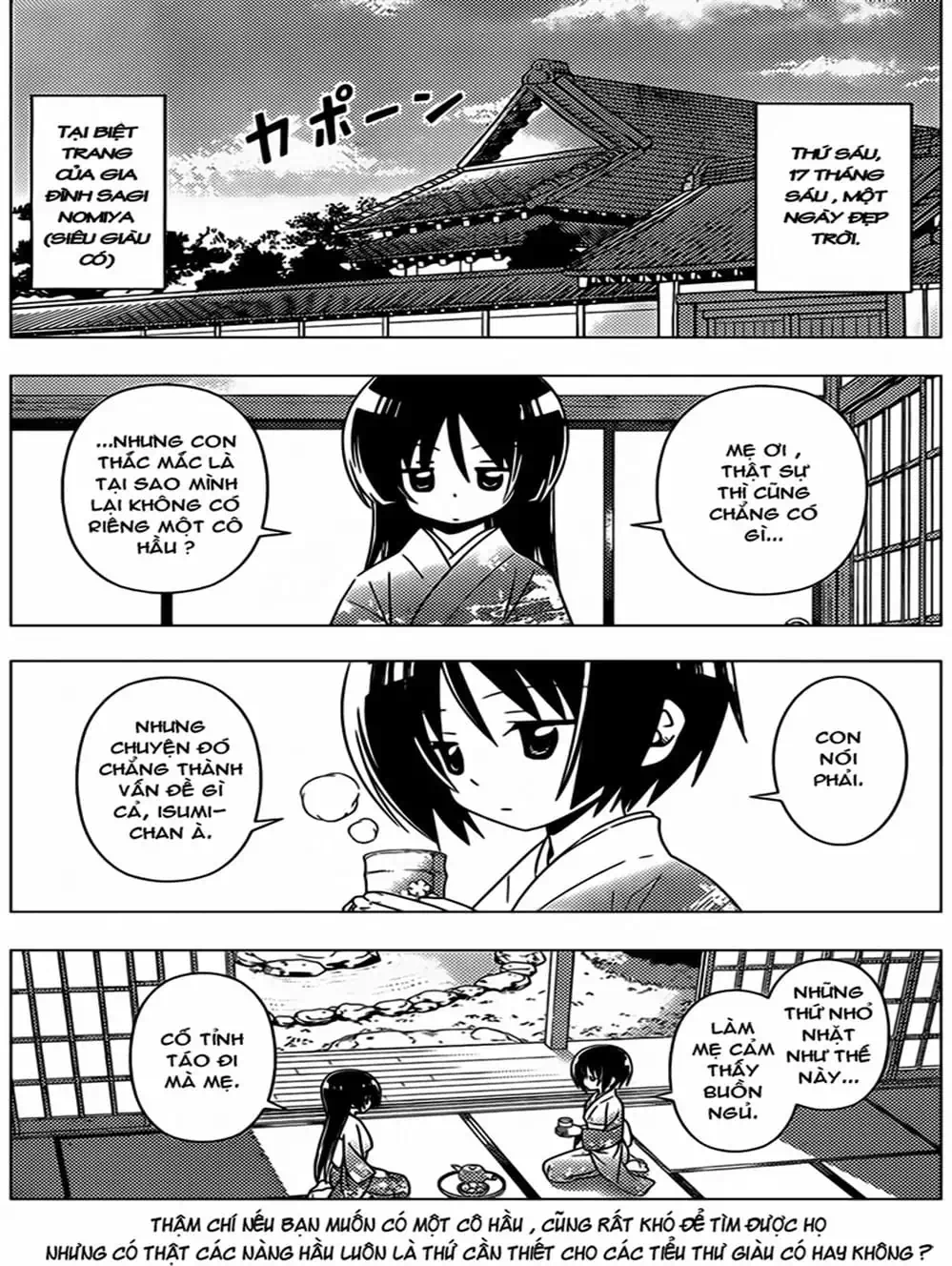 Truyện Tranh Chàng Quản Gia - Hayate No Gotoku trang 4