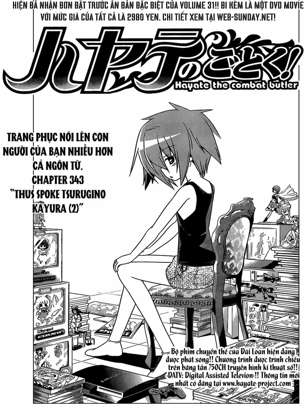 Truyện Tranh Chàng Quản Gia - Hayate No Gotoku trang 4