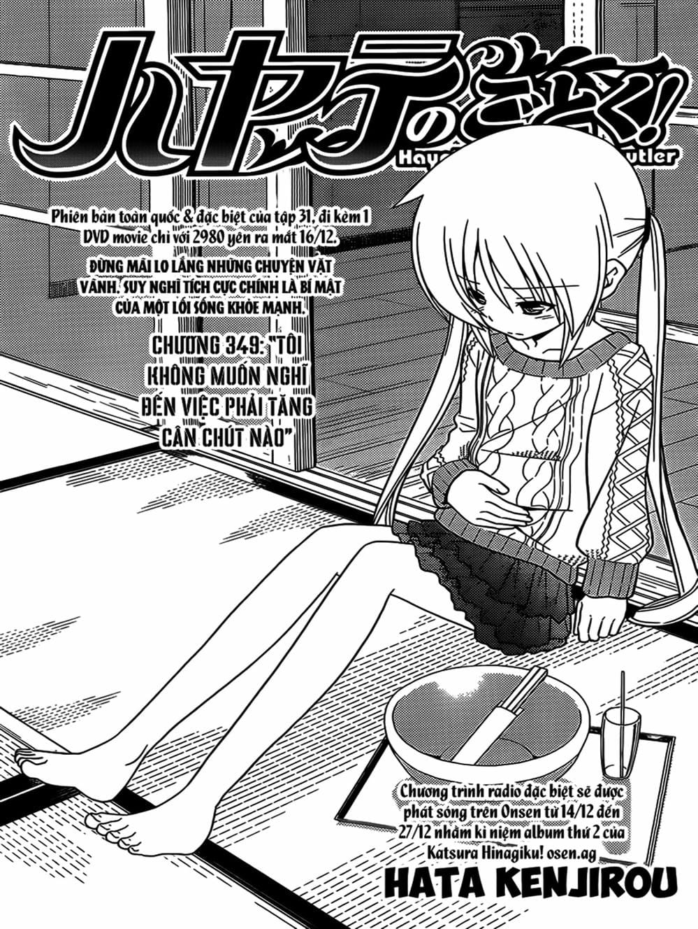 Truyện Tranh Chàng Quản Gia - Hayate No Gotoku trang 4