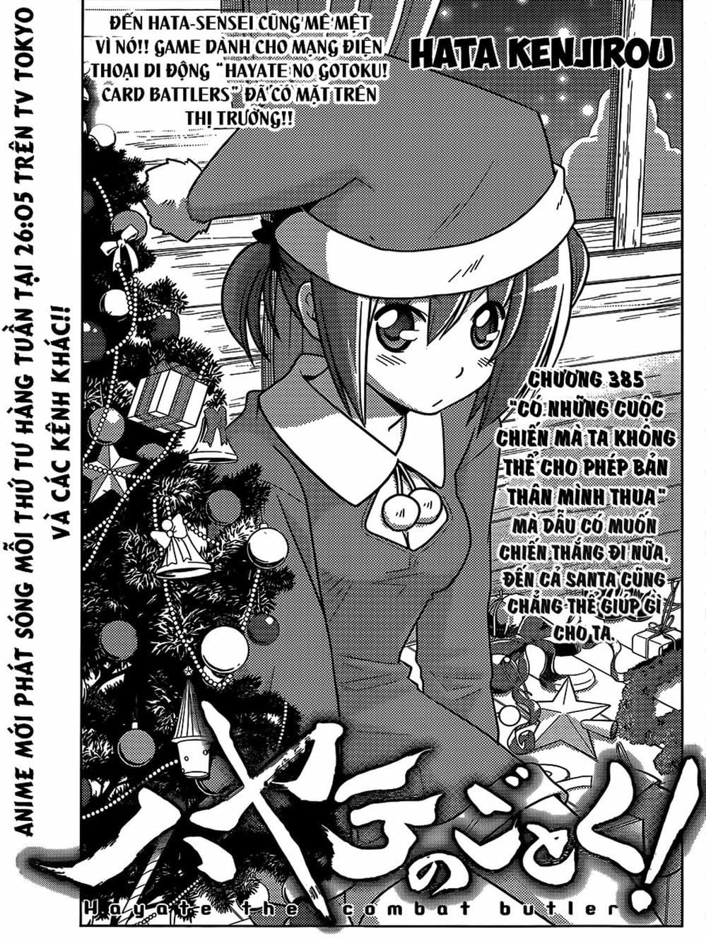 Truyện Tranh Chàng Quản Gia - Hayate No Gotoku trang 4