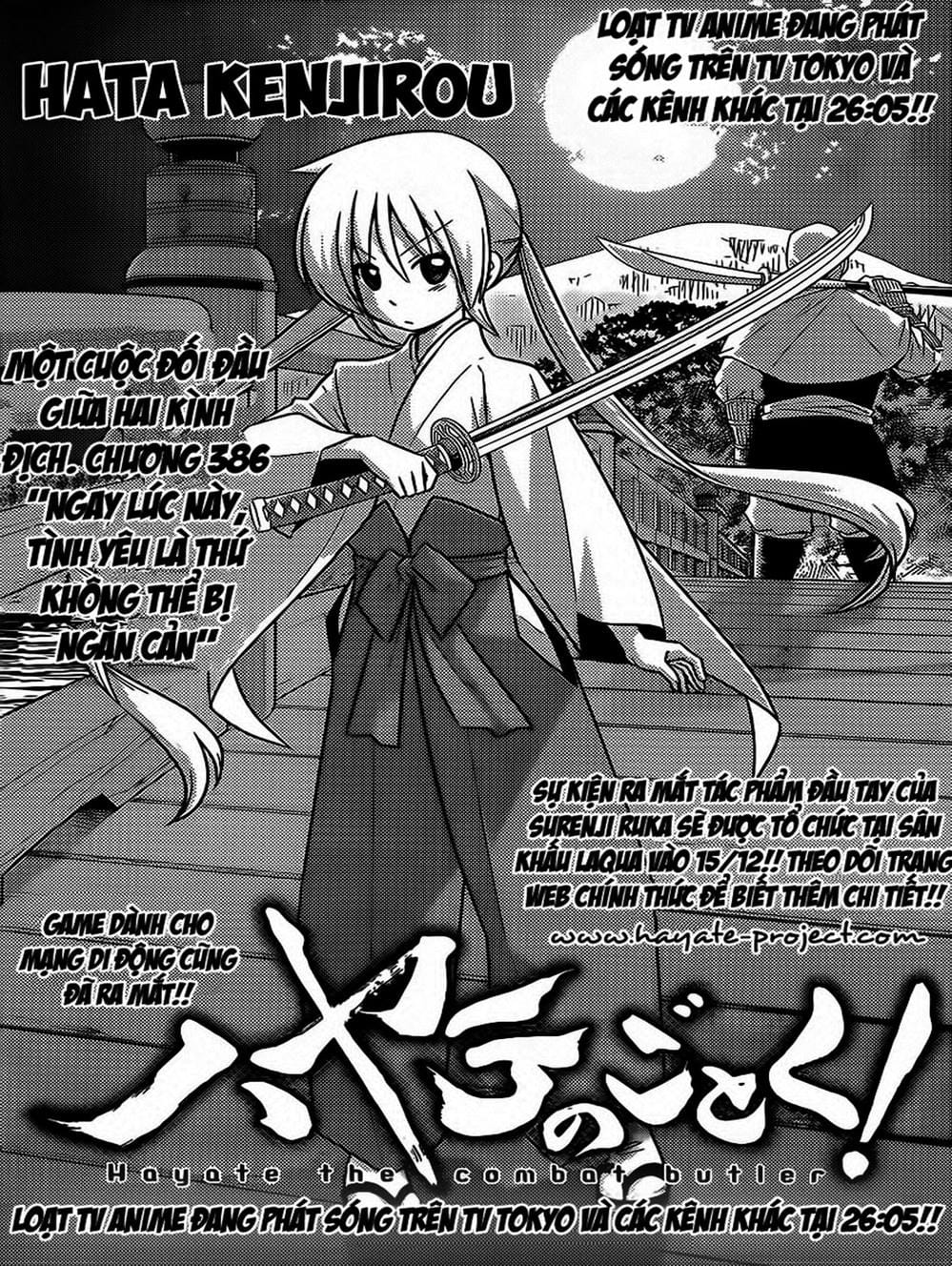 Truyện Tranh Chàng Quản Gia - Hayate No Gotoku trang 4