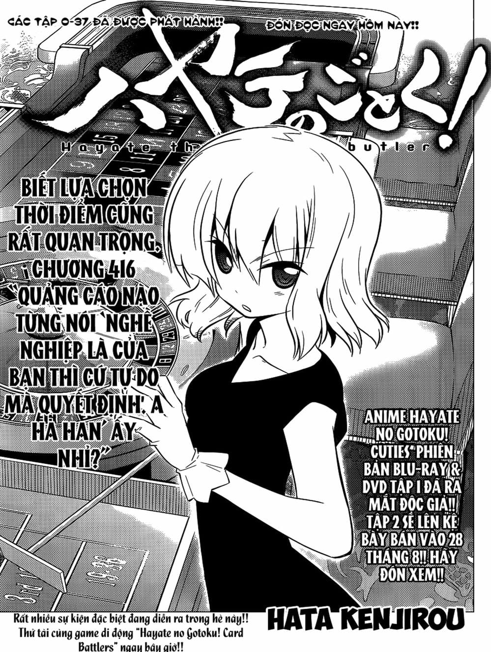 Truyện Tranh Chàng Quản Gia - Hayate No Gotoku trang 4
