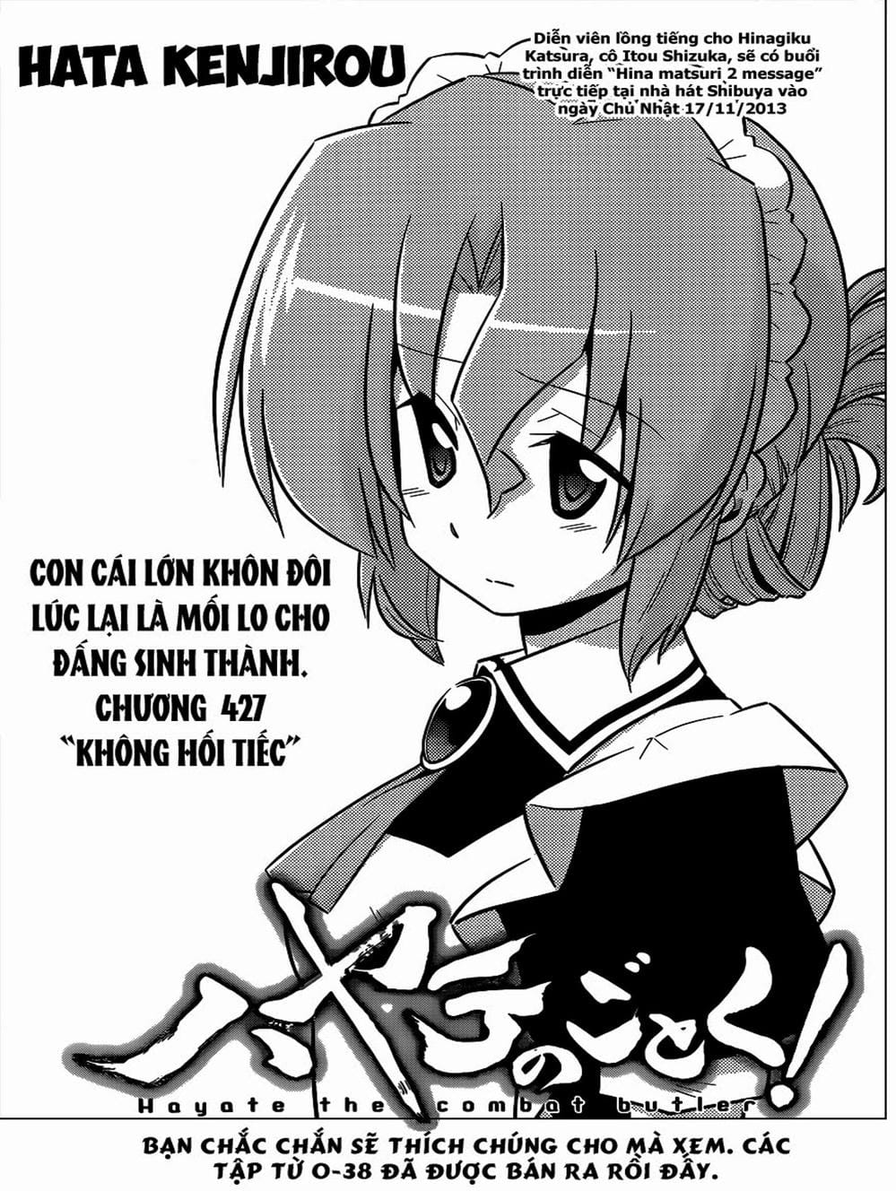 Truyện Tranh Chàng Quản Gia - Hayate No Gotoku trang 4