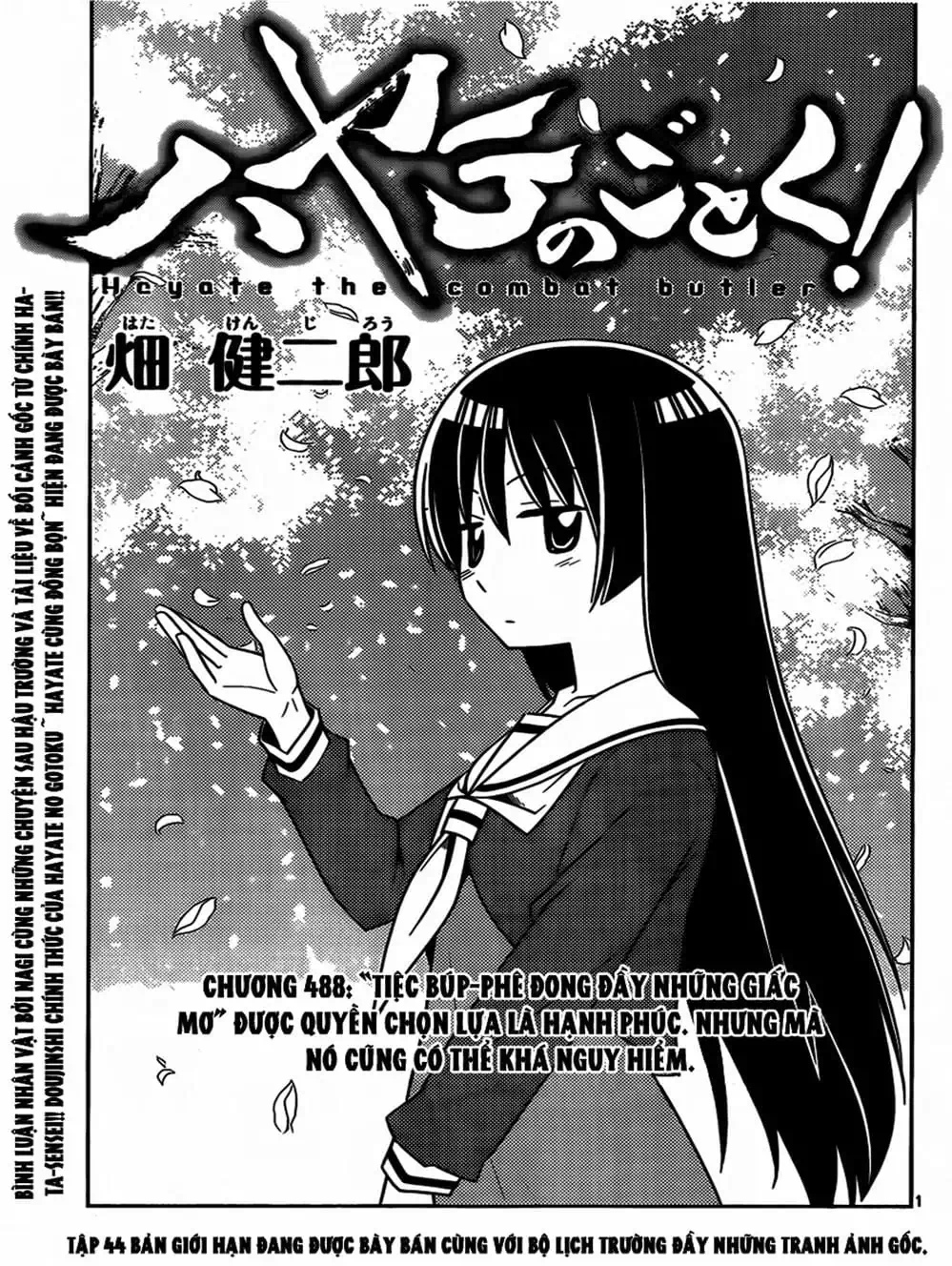 Truyện Tranh Chàng Quản Gia - Hayate No Gotoku trang 4