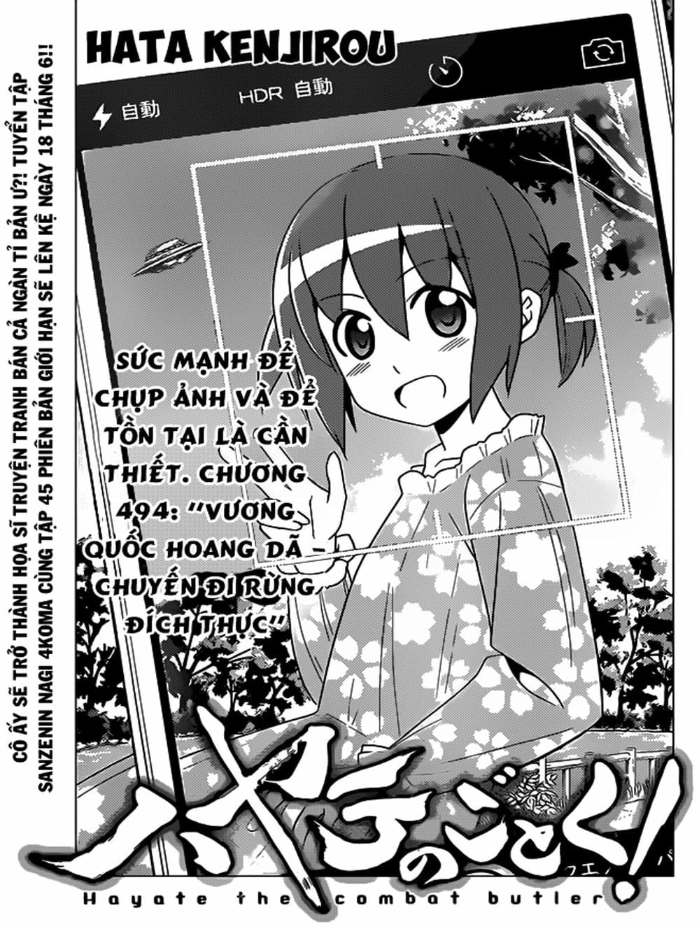 Truyện Tranh Chàng Quản Gia - Hayate No Gotoku trang 4