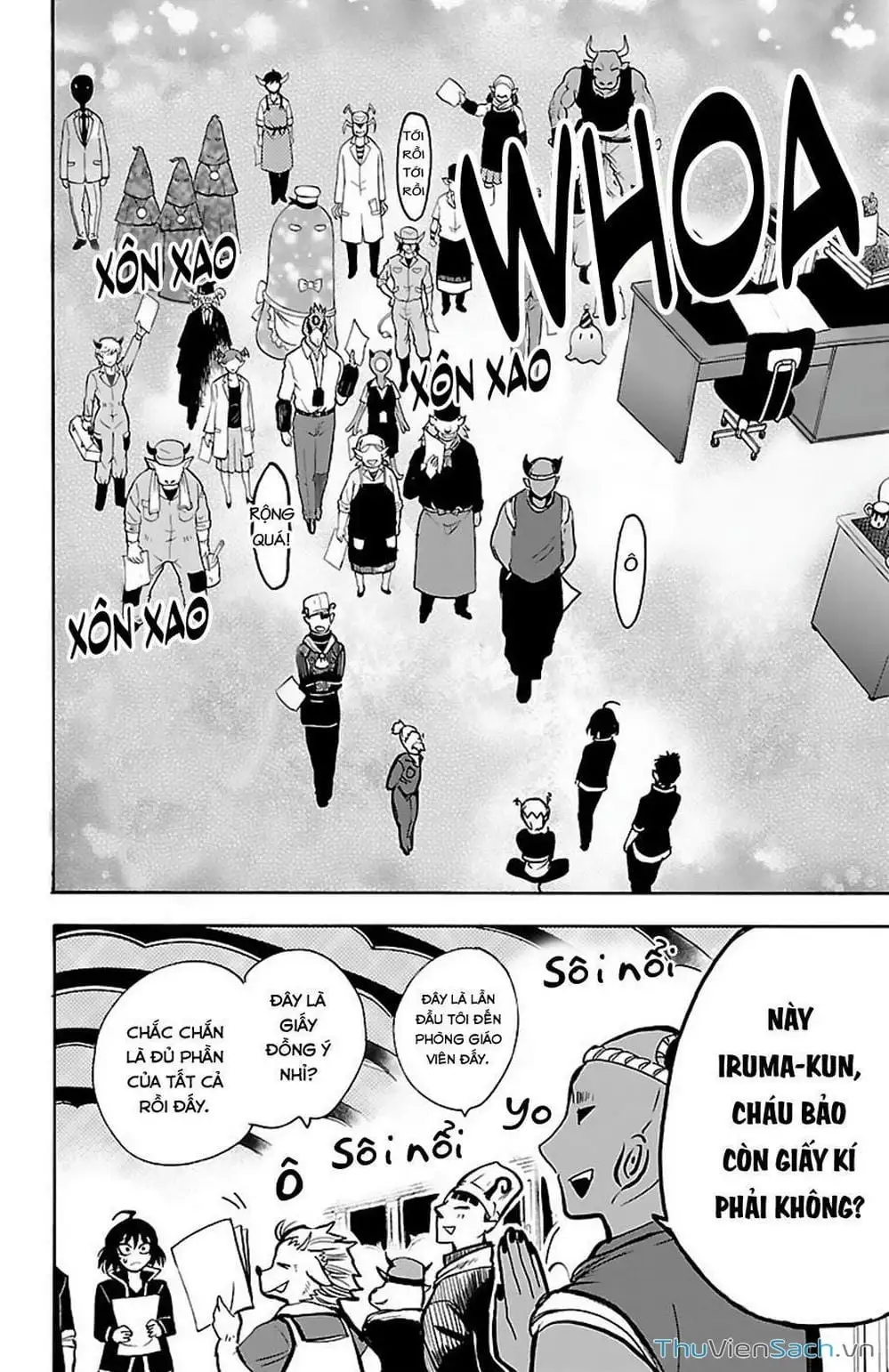 Truyện Tranh Chào Mừng Cậu Đến Trường Iruma-Kun trang 7