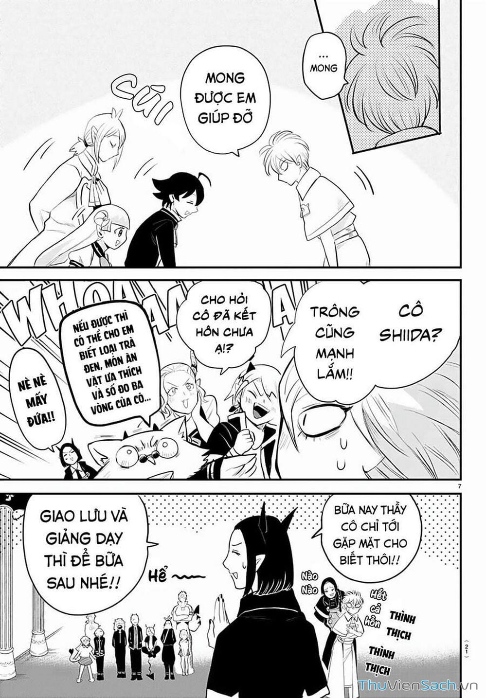 Truyện Tranh Chào Mừng Cậu Đến Trường Iruma-Kun trang 7