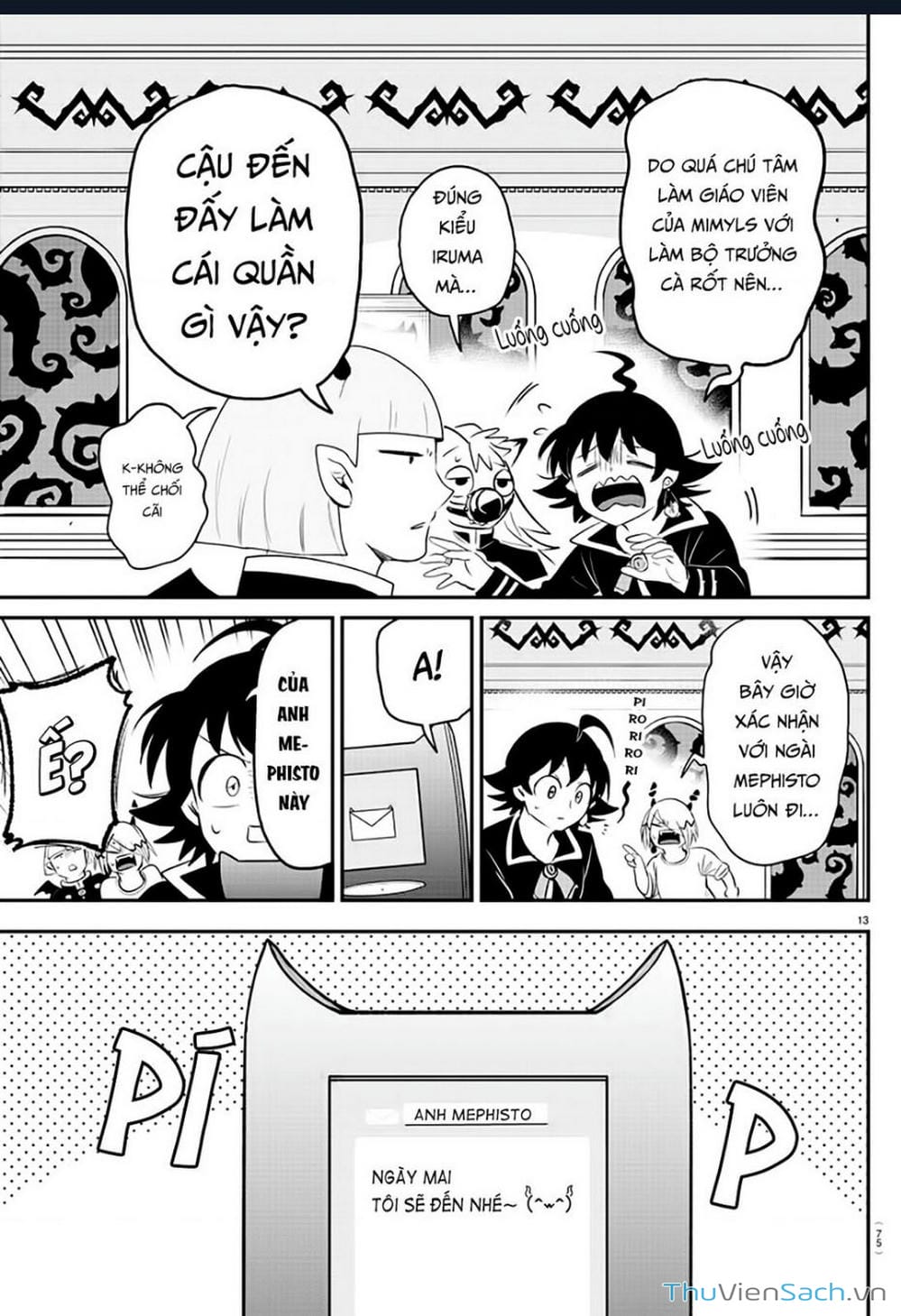 Truyện Tranh Chào Mừng Cậu Đến Trường Iruma-Kun trang 7