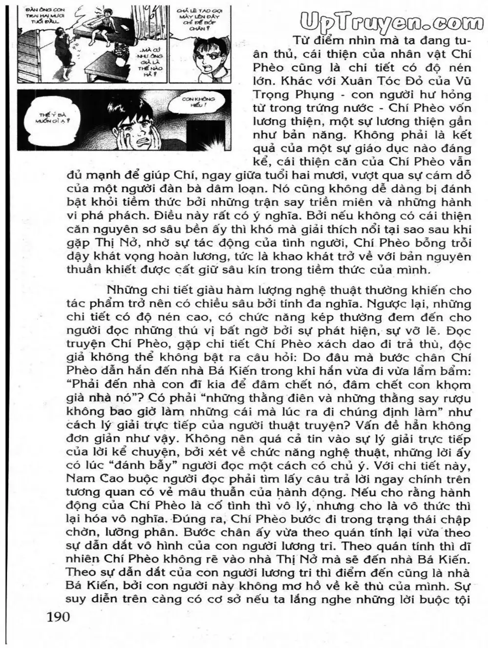 Truyện Tranh Truyện Tranh Chí Phèo trang 3