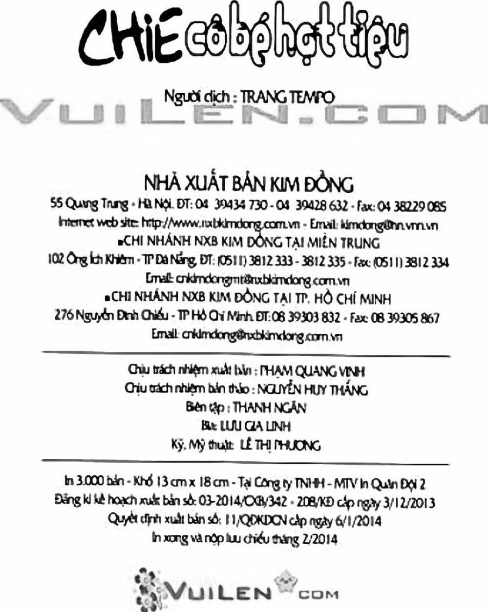 Truyện Tranh Chie - Cô Bé Hạt Tiêu trang 2
