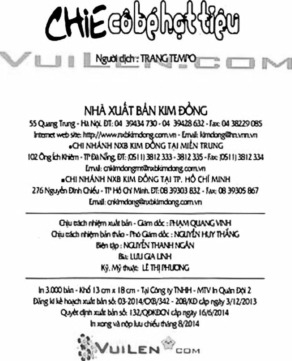 Truyện Tranh Chie - Cô Bé Hạt Tiêu trang 2