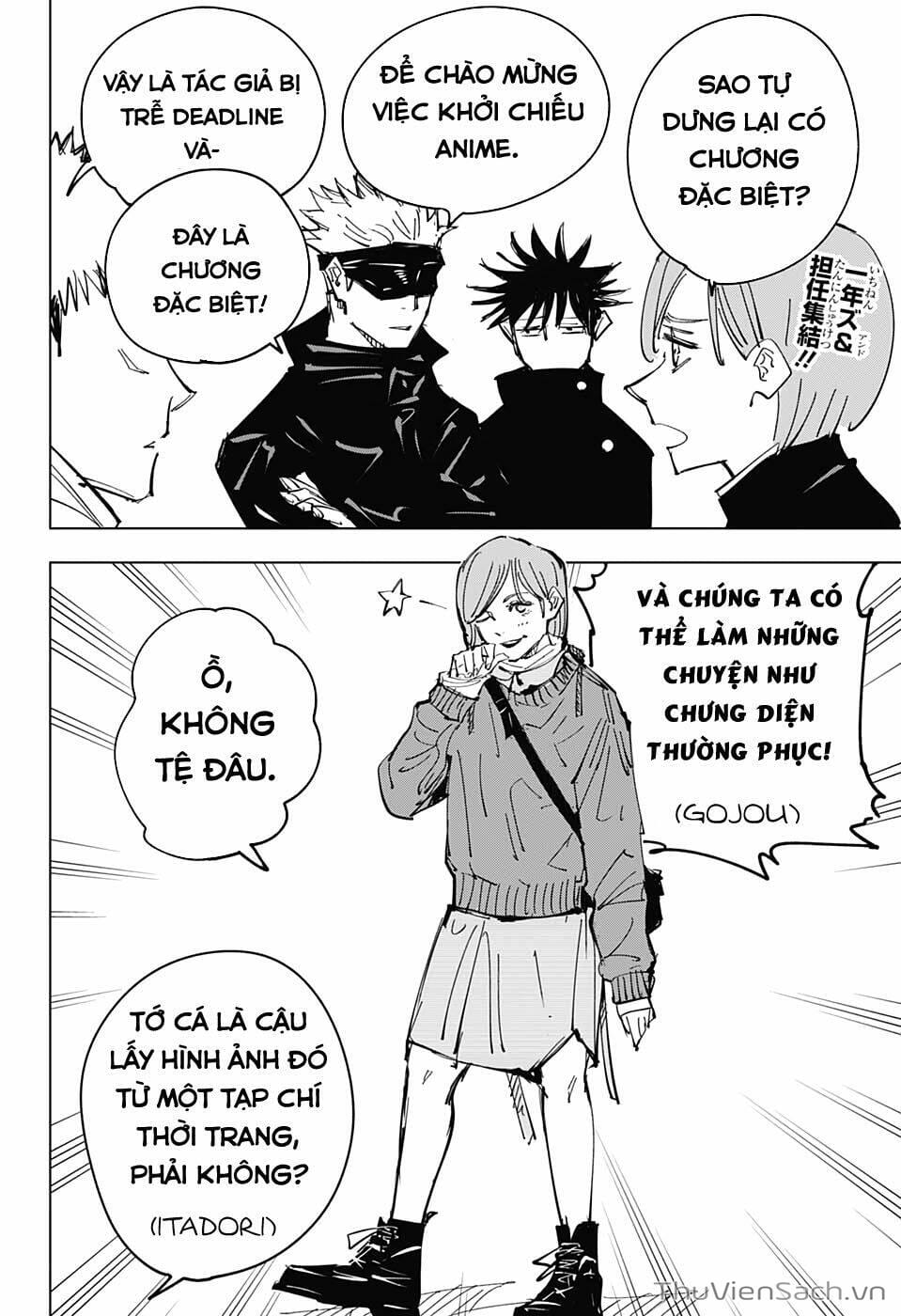 Truyện Tranh Chú Thuật Hồi Chiến - Jujutsu Kaisen trang 5