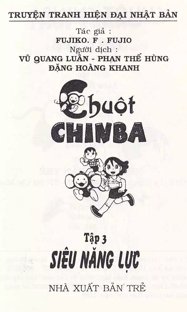 Truyện Tranh Chuột Chinpui - Doraemon trang 4