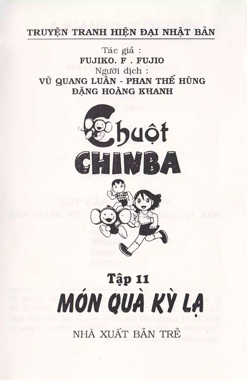 Truyện Tranh Chuột Chinpui - Doraemon trang 4