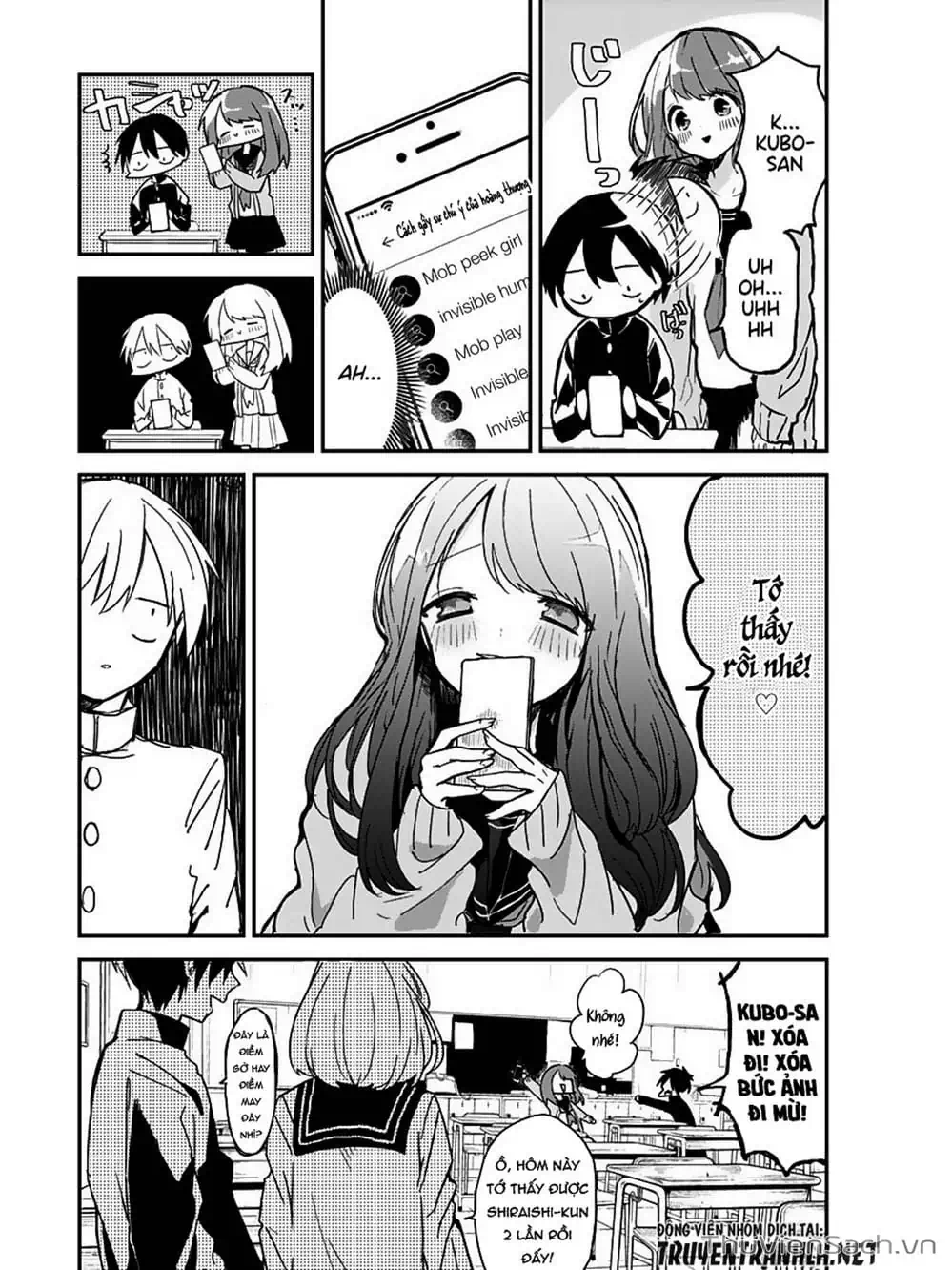 Truyện Tranh Chuyện Tào Lao Của A Hoàn - Kubo-San Wa Boku (Mobu) Wo Yurusanai trang 3