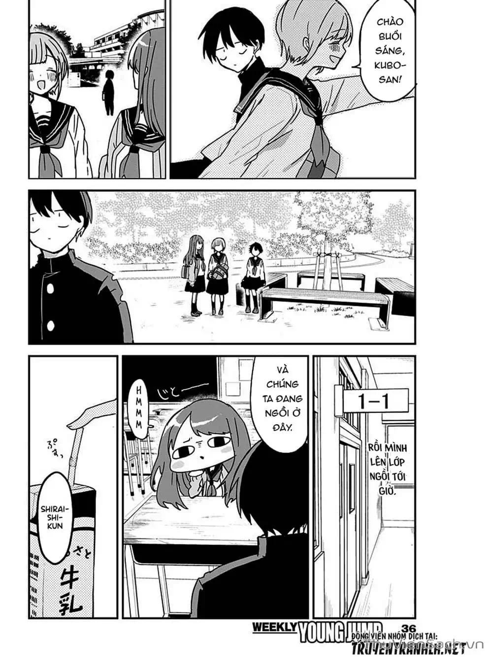 Truyện Tranh Chuyện Tào Lao Của A Hoàn - Kubo-San Wa Boku (Mobu) Wo Yurusanai trang 3
