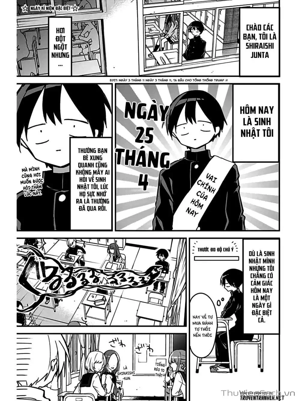 Truyện Tranh Chuyện Tào Lao Của A Hoàn - Kubo-San Wa Boku (Mobu) Wo Yurusanai trang 3