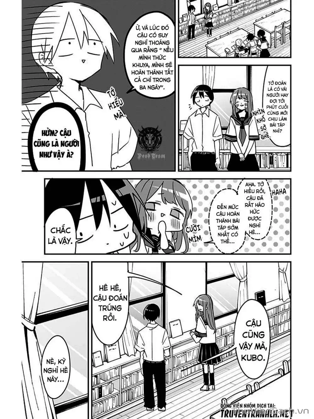 Truyện Tranh Chuyện Tào Lao Của A Hoàn - Kubo-San Wa Boku (Mobu) Wo Yurusanai trang 3