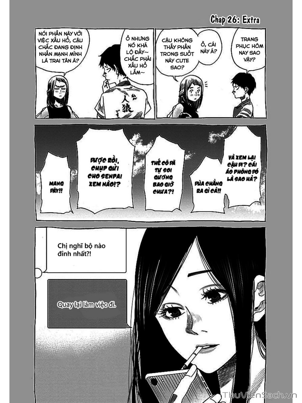 Truyện Tranh Thuốc Lá Senpai Và Kouhai Anh Đào - Cigarette And Cherry trang 4