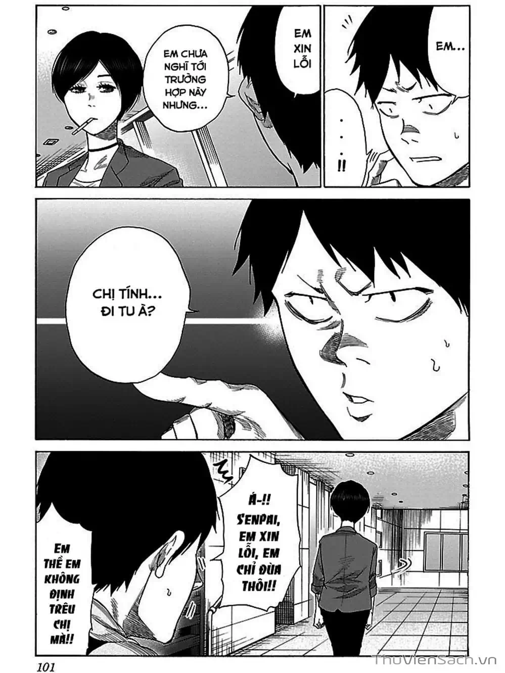 Truyện Tranh Thuốc Lá Senpai Và Kouhai Anh Đào - Cigarette And Cherry trang 4