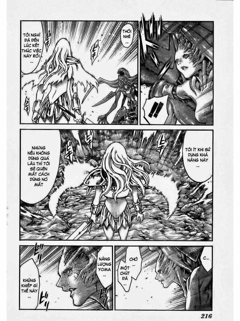 Truyện Tranh Claymore Mắt Bạc trang 4