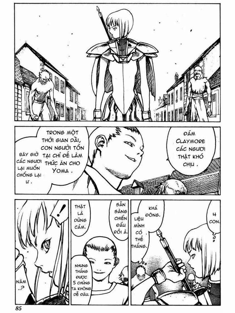 Truyện Tranh Claymore Mắt Bạc trang 4